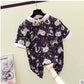 Cat Print Chiffon Top