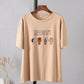 Gothic Character Printed Cotton T-Shirt