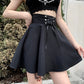 Gothic High Waisted School Skirt