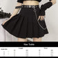 Gothic Korean  Loose BF Shirt and Skirt Set