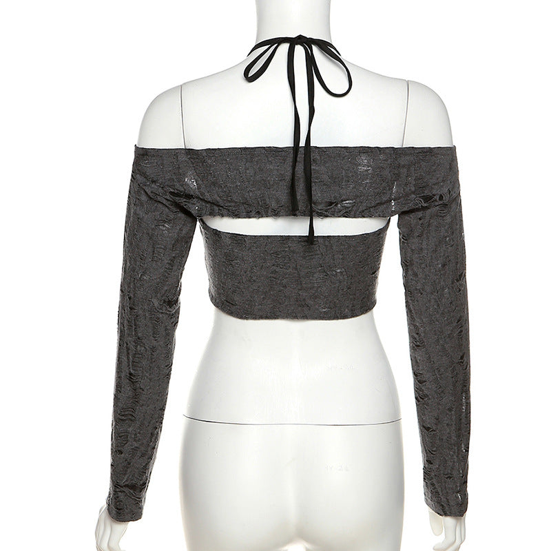 "Enhance your alternative style with this Gothic Drawstring Tee"