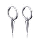 Gothic Chain Hoop Earrings with Multiple Pendant Designs