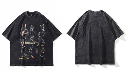 Gothic Oversize Distressed T-Shirts