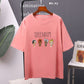 Gothic Character Printed Cotton T-Shirt