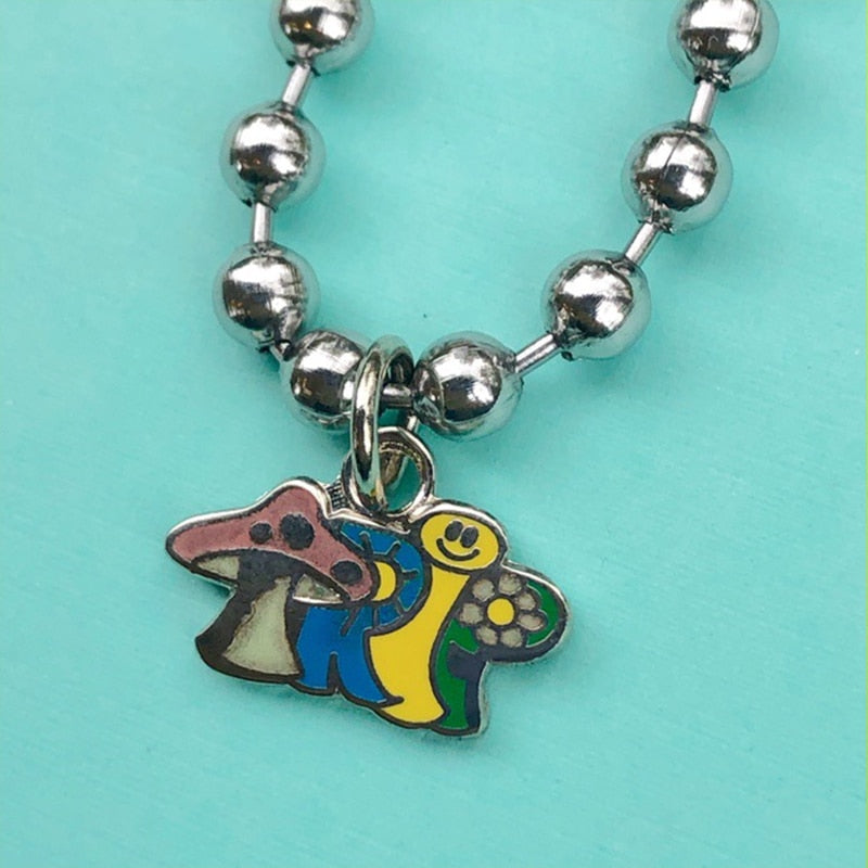 Gothic Mushroom Necklace