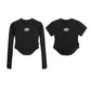 Grunge Irregular Crop Top