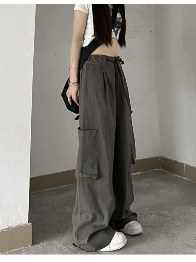 Gothic Punk Parachute Pants