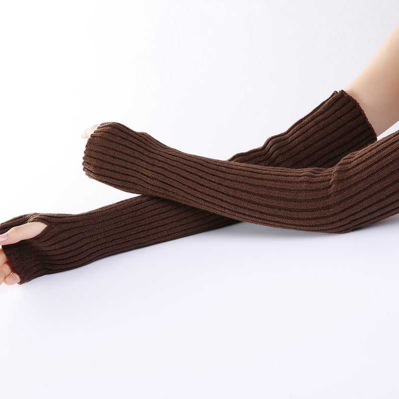 Punk Knitted Arm Warmer