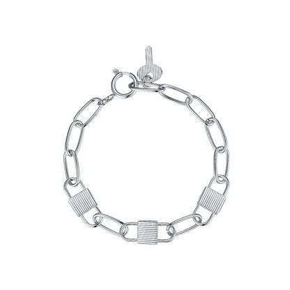 Gothic Lock Key Bracelet for Women