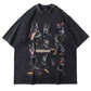 Gothic Oversize Distressed T-Shirts