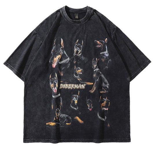 Gothic Oversize Distressed T-Shirts