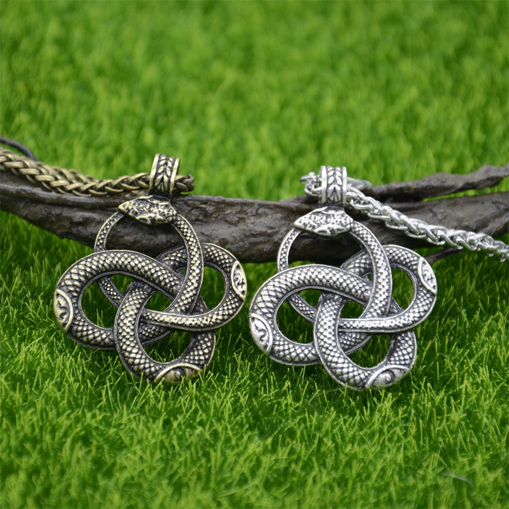 Gothic Snake Necklace Pendant