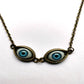 Gothic Evil Eye Necklace