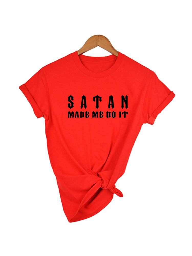 Gothic Short Sleeve Devil T-Shirt