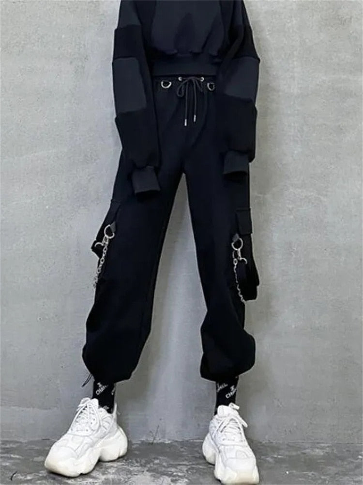Punk Oversized Cargo Pants