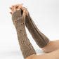 Soft Long Fingerless Gloves
