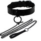 Gothic Choker Necklace with Spikes, Chains and Pendants