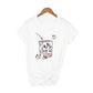 Japanese 90s Aesthetic Strawberry T-Shirt in white with cute strawberry graphic