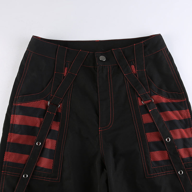 Gothic E-girl Harajuku  Grunge Cargo Pants