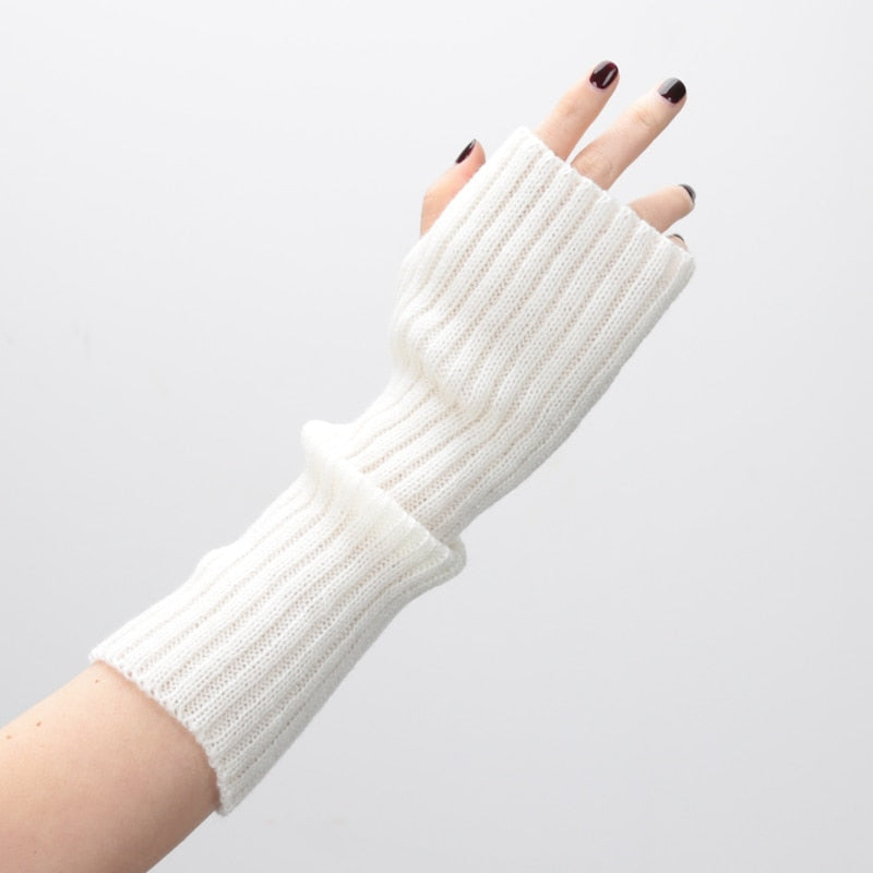 Long Fingerless Gloves