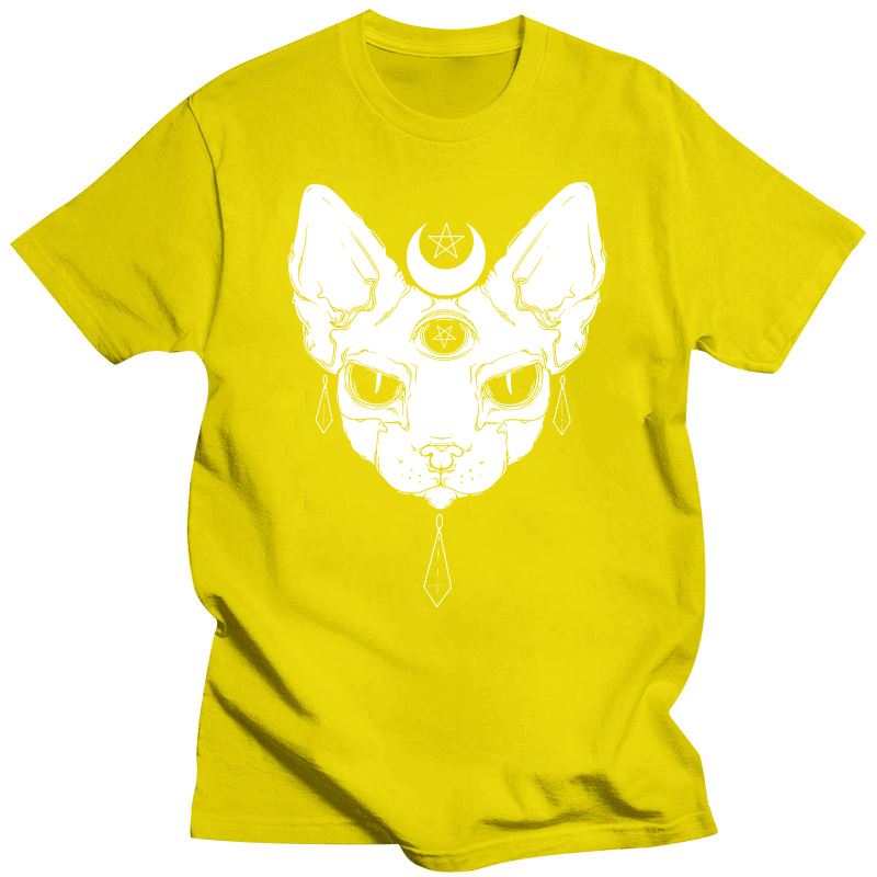 Gothic Three Eyed Sphynx Cat T-Shirt