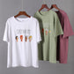Gothic Character Printed Cotton T-Shirt