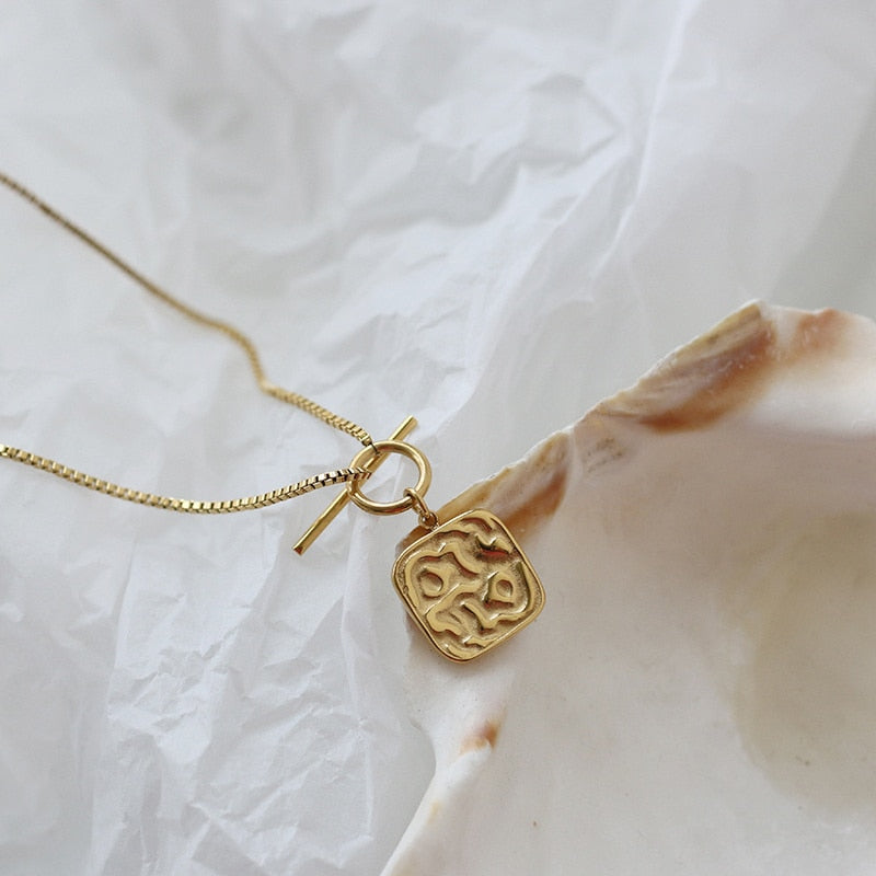 Necklaces Clavicle Chain Plated Gold