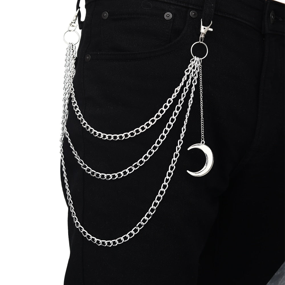 Trouser/Pant Chains with Harajuku Star Pendant