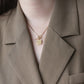 Necklaces Clavicle Chain Plated Gold