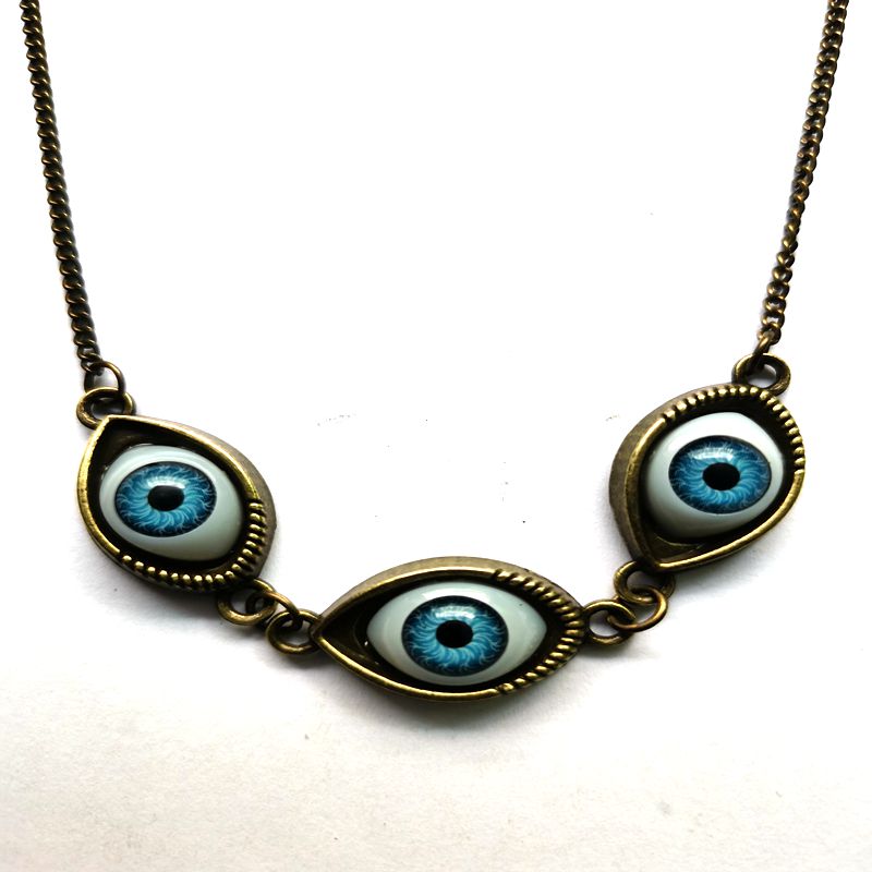 Gothic Evil Eye Necklace