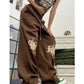Gothic Brown Joggers Sweatpants