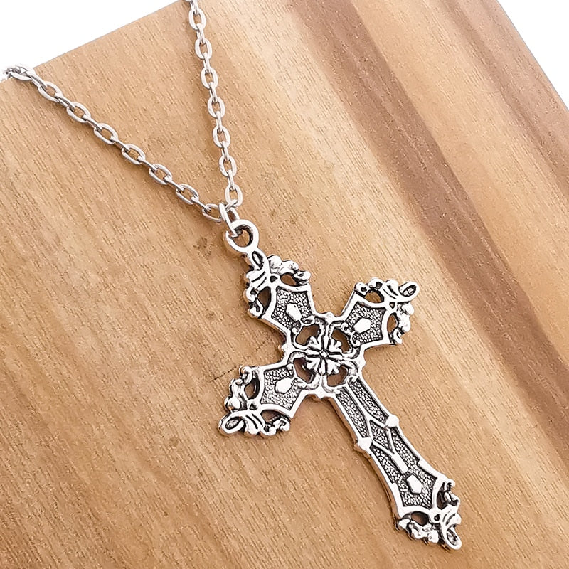 Gothic Vintage Cross Necklace