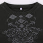 Gothic Dark Vintage Print T-Shirt