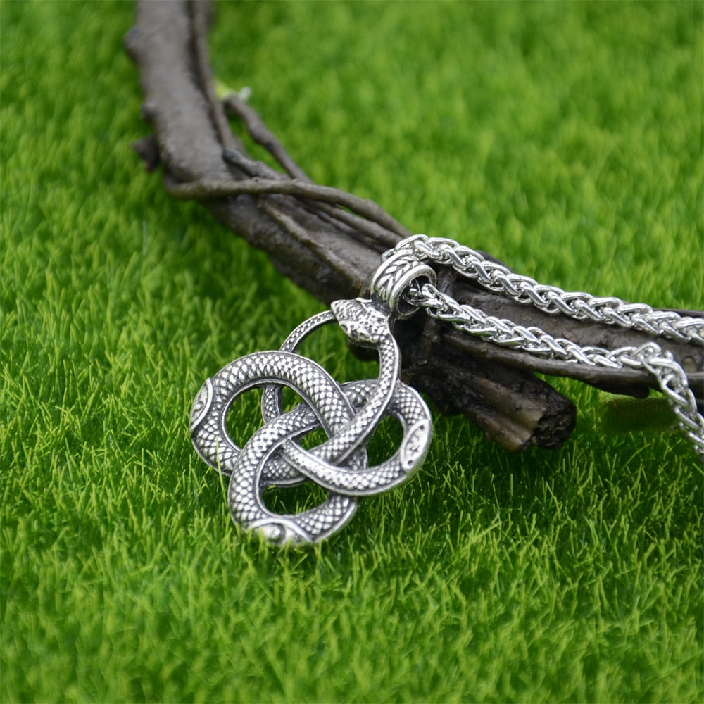 Gothic Snake Necklace Pendant