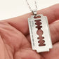 Gothic Chain Necklace with Sharp Pendant Designs