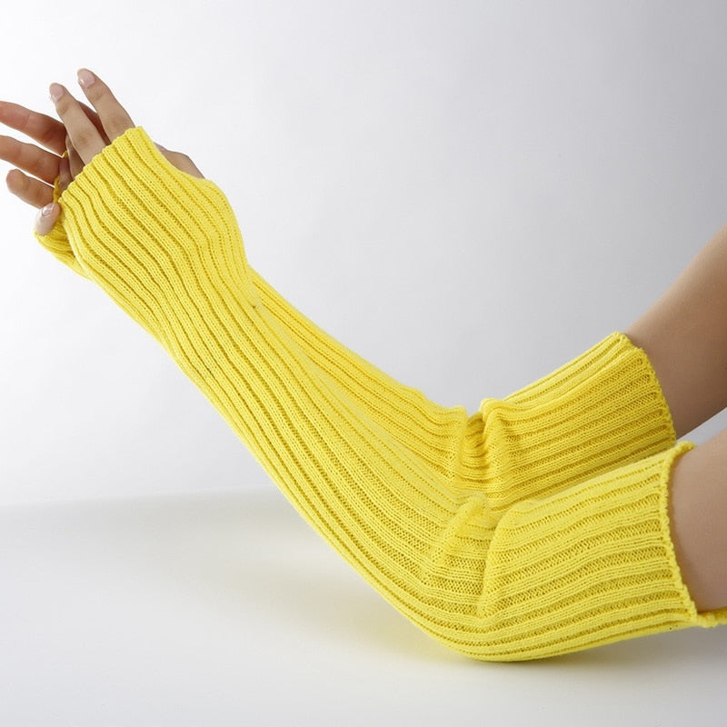 Punk Knitted Arm Warmer