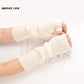 Soft Long Fingerless Gloves