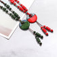 Gothic Ceramic Beads Long Chains