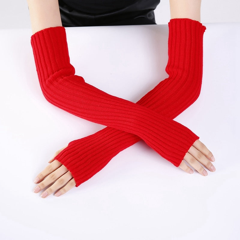 Punk Knitted Arm Warmer