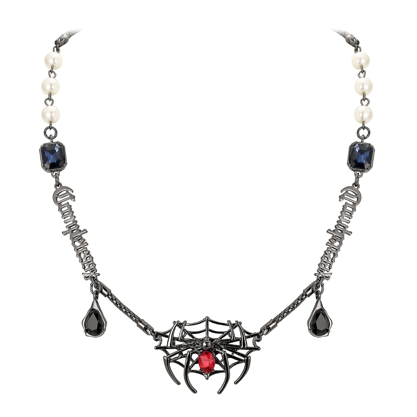Gothic Spider Necklace