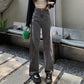 Korean Gothic High Waist Jeans