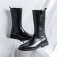 Gothic Military Combat Leather Boots