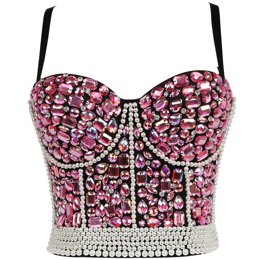 Gothic High Waist Crop Top Corset