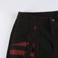Punk Wide Leg Grunge Black Pants