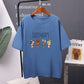 Gothic Character Printed Cotton T-Shirt