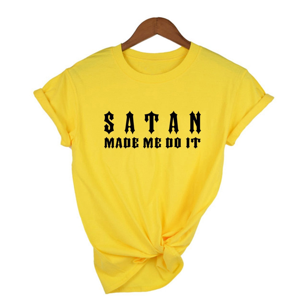 Gothic Short Sleeve Devil T-Shirt