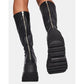 Gothic Winter Wedge Heel Boots