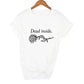 Gothic Dead Inside Dark Graphic T-shirt