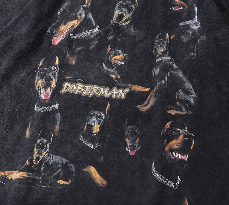 Gothic Oversize Distressed T-Shirts