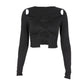 Gothic Patchwork Black T-Shirt
